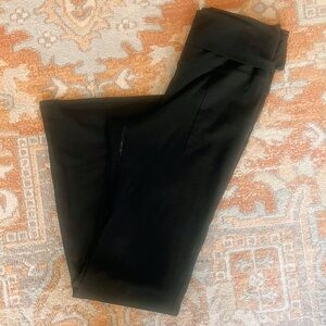 Aerie Black Foldover Flare